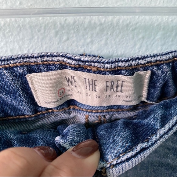 5-Pocket Denim Jean Mini Skirt. Size 24. - Picture 4 of 5